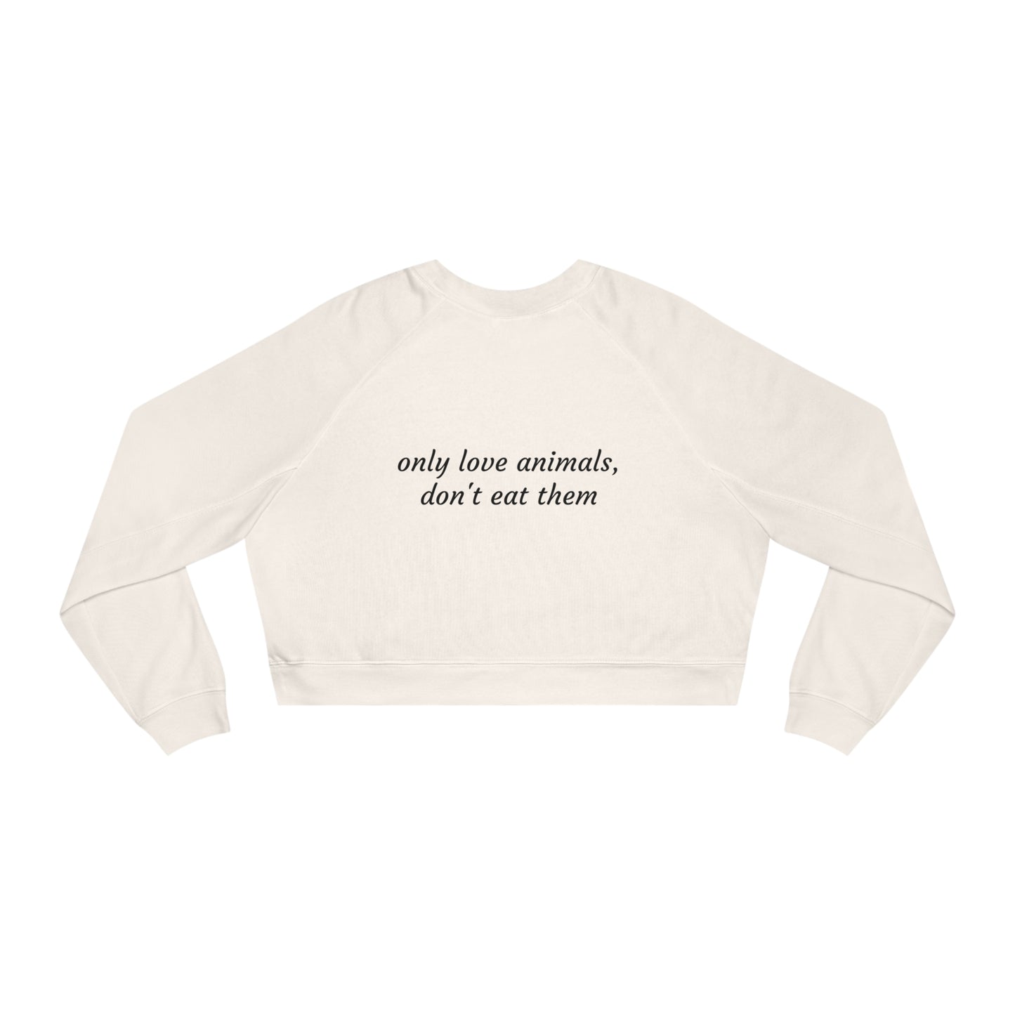 Only Love Animals Cropped Top